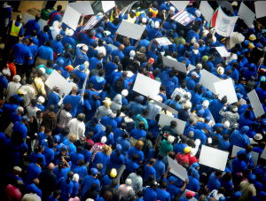 Free speech protest march, South Africa