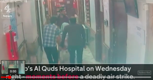 CCTV footage from al-quds hospital, Aleppo