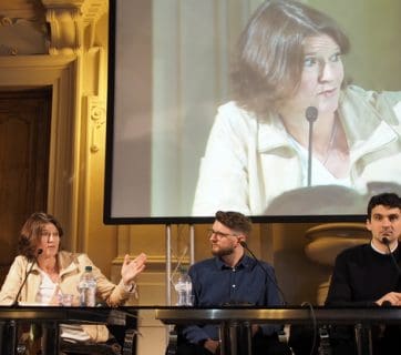Alexandra Borchardt discusses the power of big tech platforms at the International Journalism Festival in Perugia