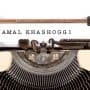 Typewriter with "Jamal Khashoggi" typed on sheet on paper
