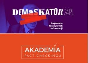 Promotional images from FB pages of some Polish fact-checkers
