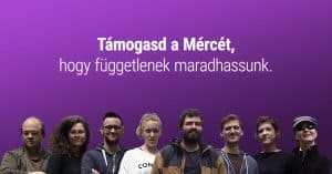Mérce fundraising campaign poster